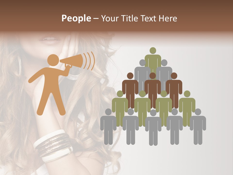 Glamour Portrait Skincare PowerPoint Template