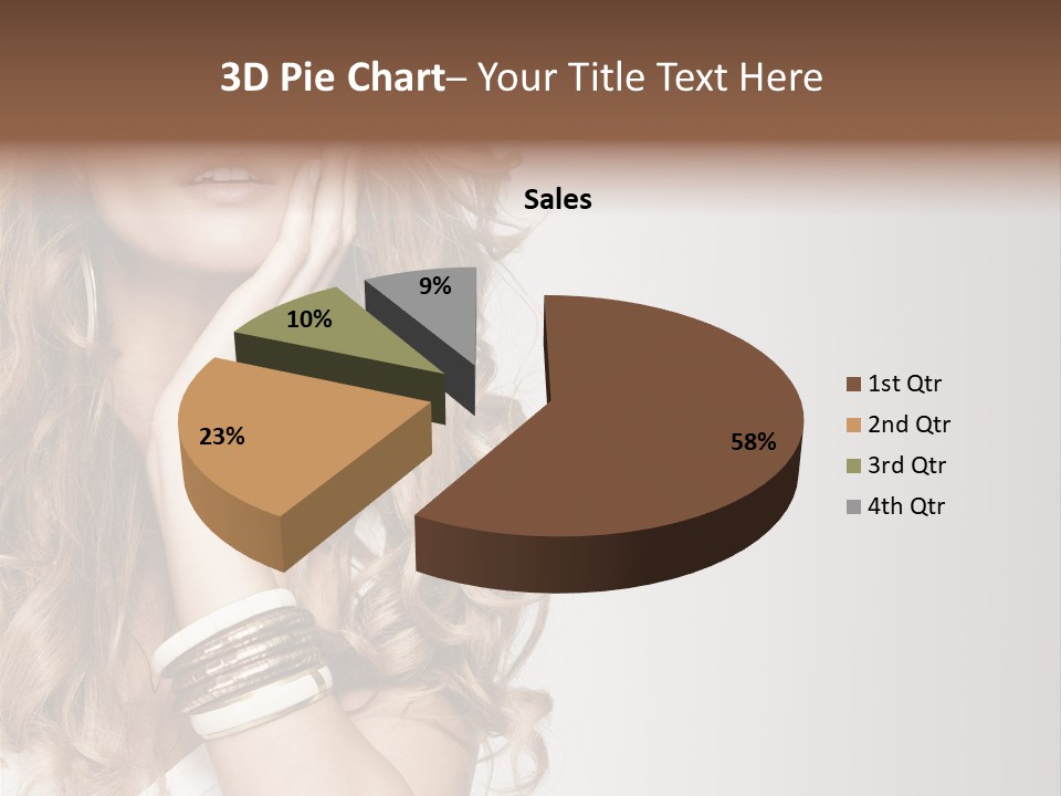Glamour Portrait Skincare PowerPoint Template