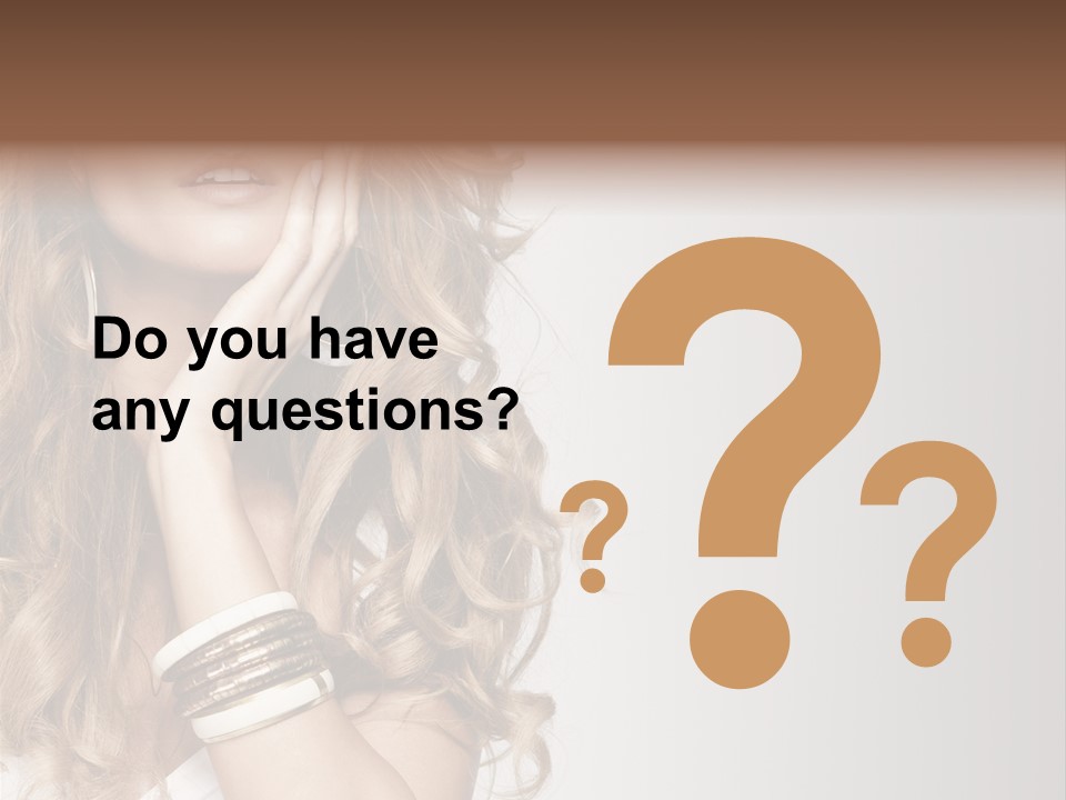 Glamour Portrait Skincare PowerPoint Template