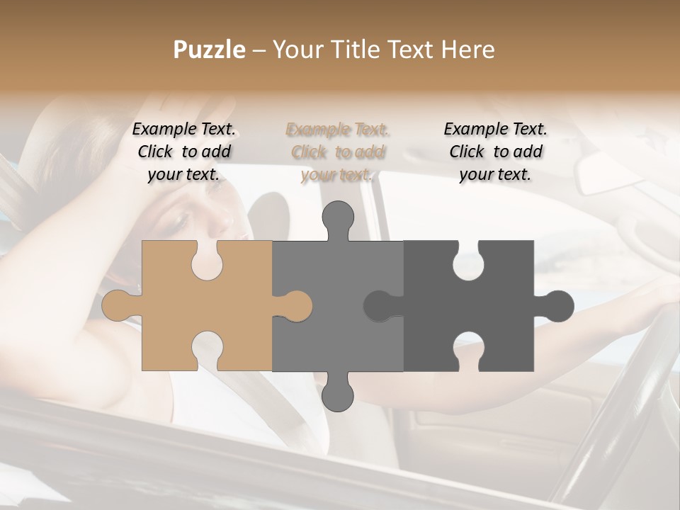 Wheel Engine Door PowerPoint Template