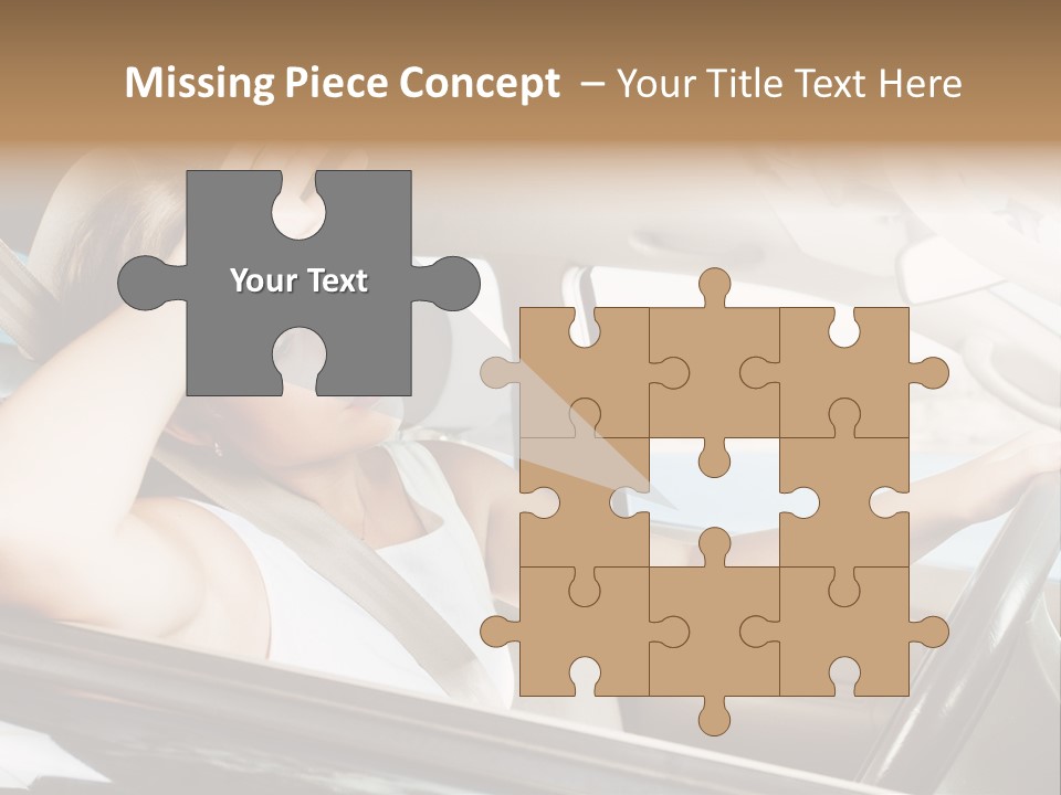 Wheel Engine Door PowerPoint Template