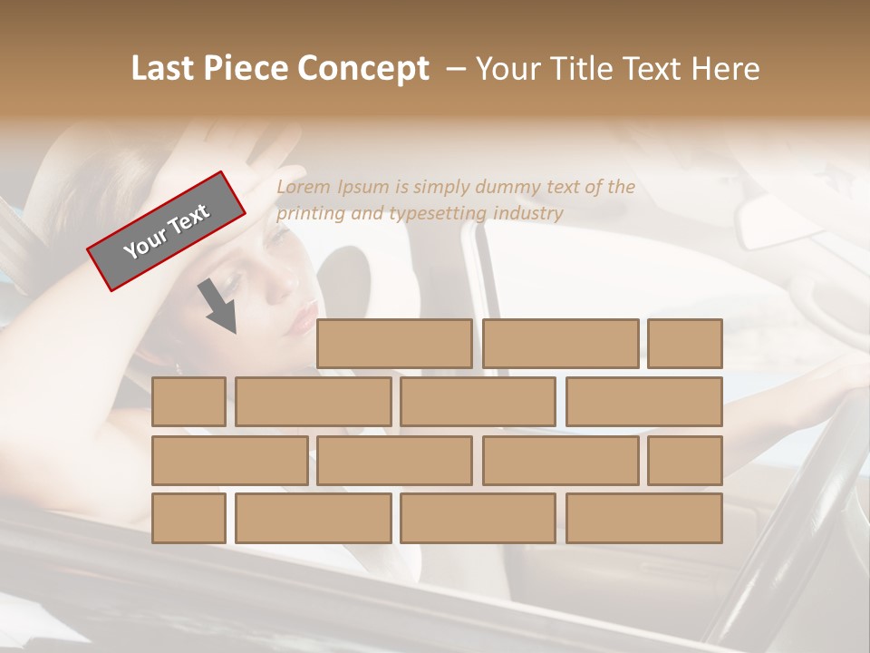 Wheel Engine Door PowerPoint Template