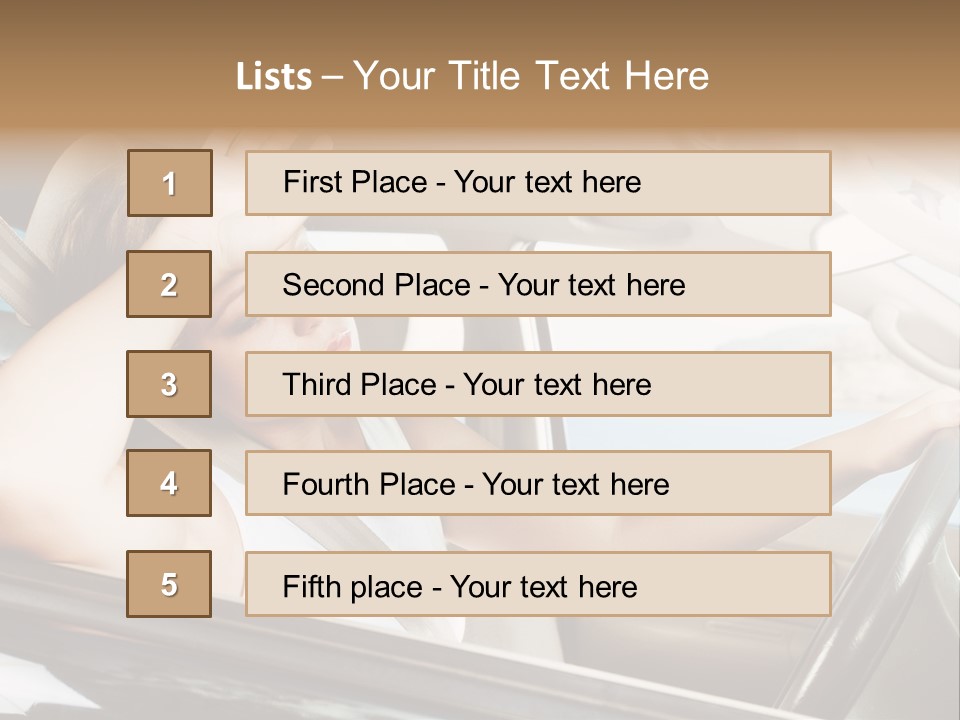 Wheel Engine Door PowerPoint Template