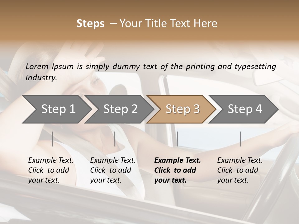 Wheel Engine Door PowerPoint Template