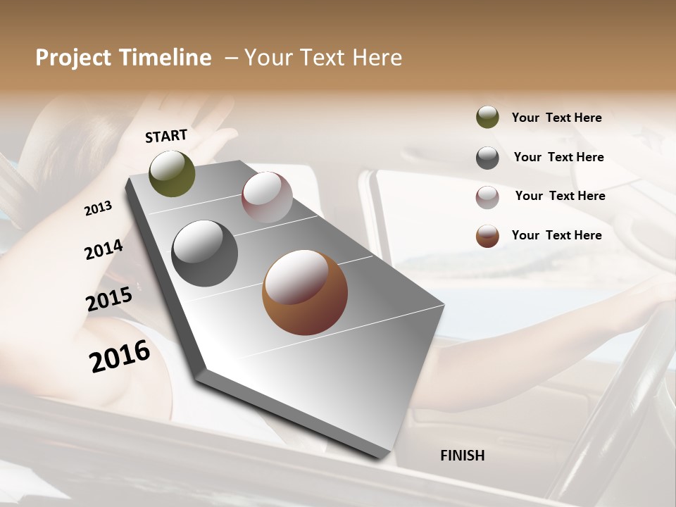Wheel Engine Door PowerPoint Template