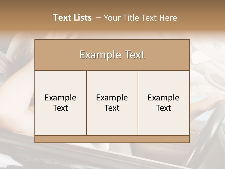 Wheel Engine Door PowerPoint Template