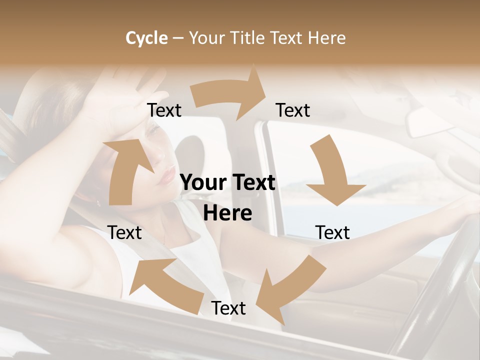 Wheel Engine Door PowerPoint Template
