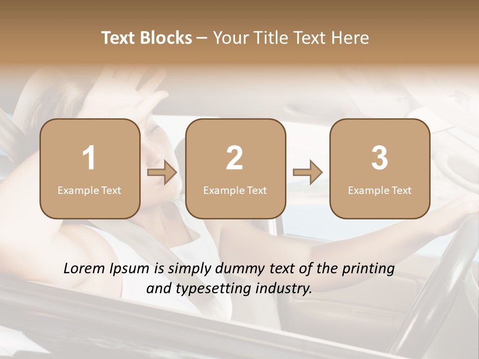 Wheel Engine Door PowerPoint Template