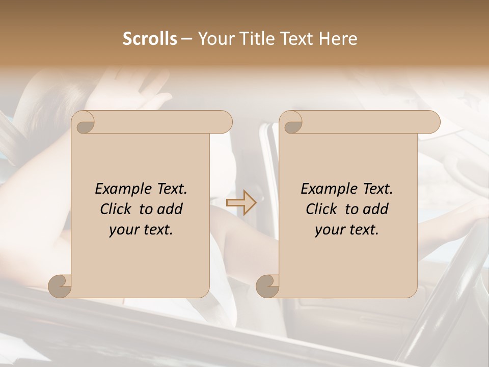 Wheel Engine Door PowerPoint Template