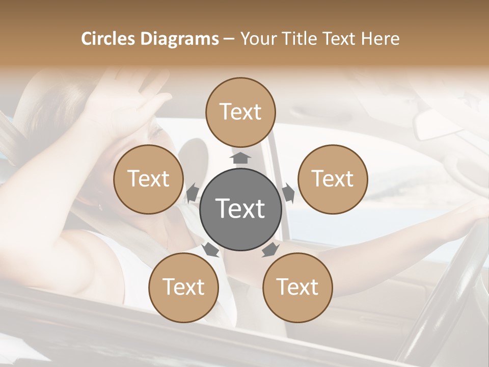 Wheel Engine Door PowerPoint Template