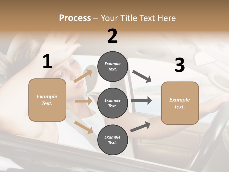 Wheel Engine Door PowerPoint Template