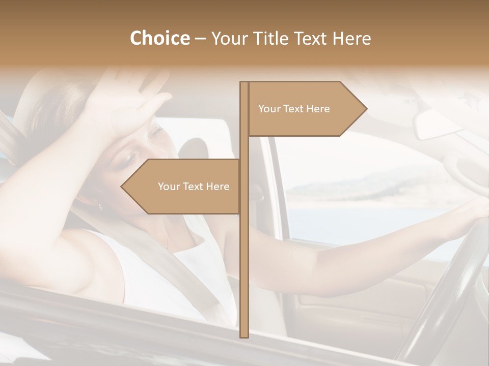 Wheel Engine Door PowerPoint Template