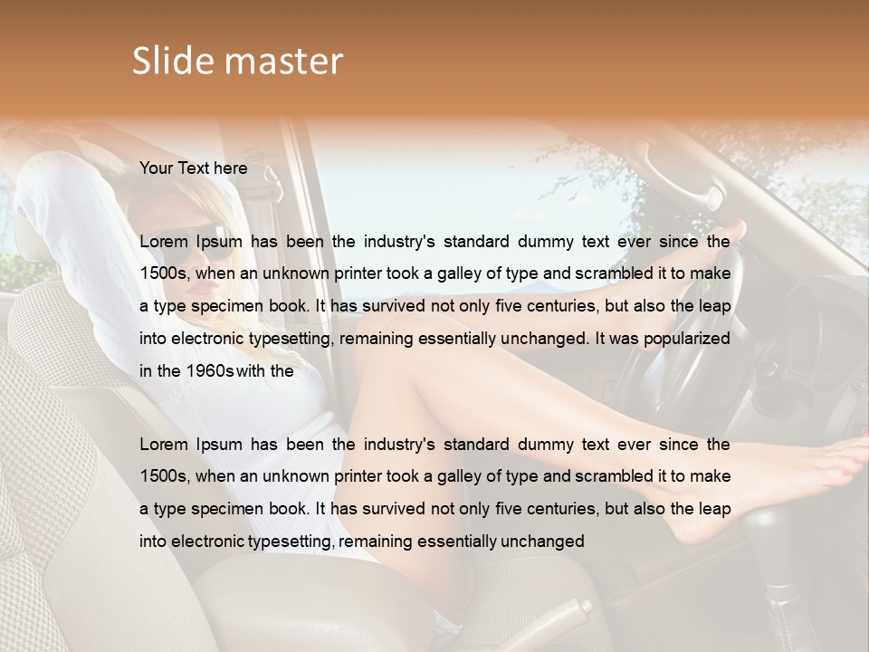 Depilation Beautiful Cabin PowerPoint Template