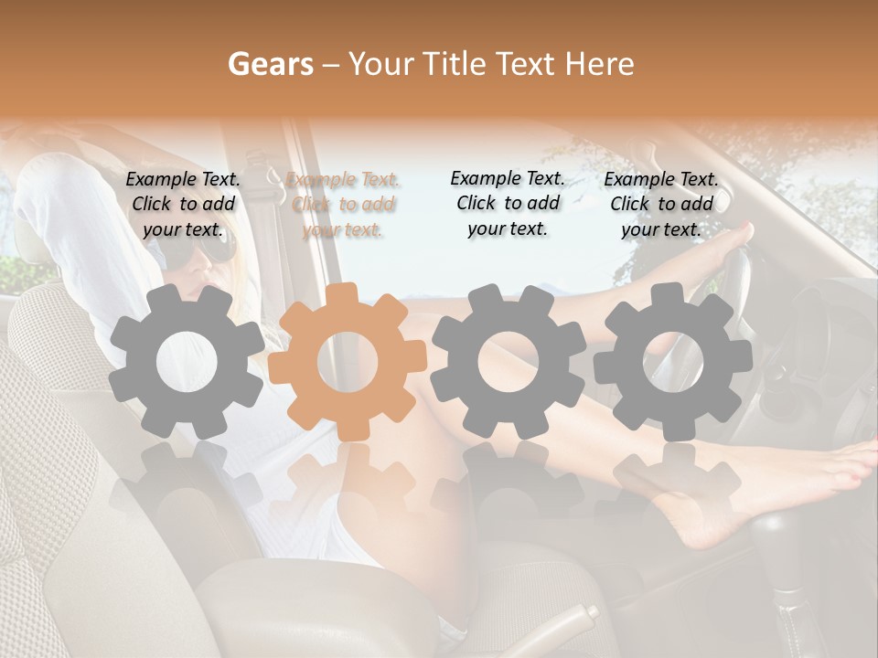 Depilation Beautiful Cabin PowerPoint Template