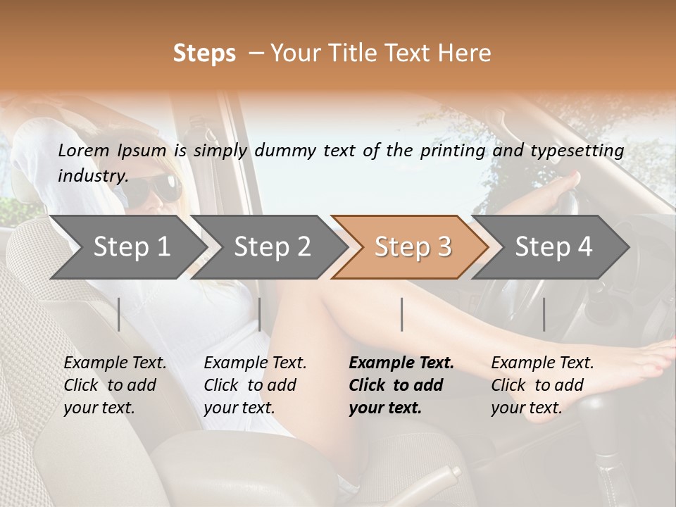 Depilation Beautiful Cabin PowerPoint Template