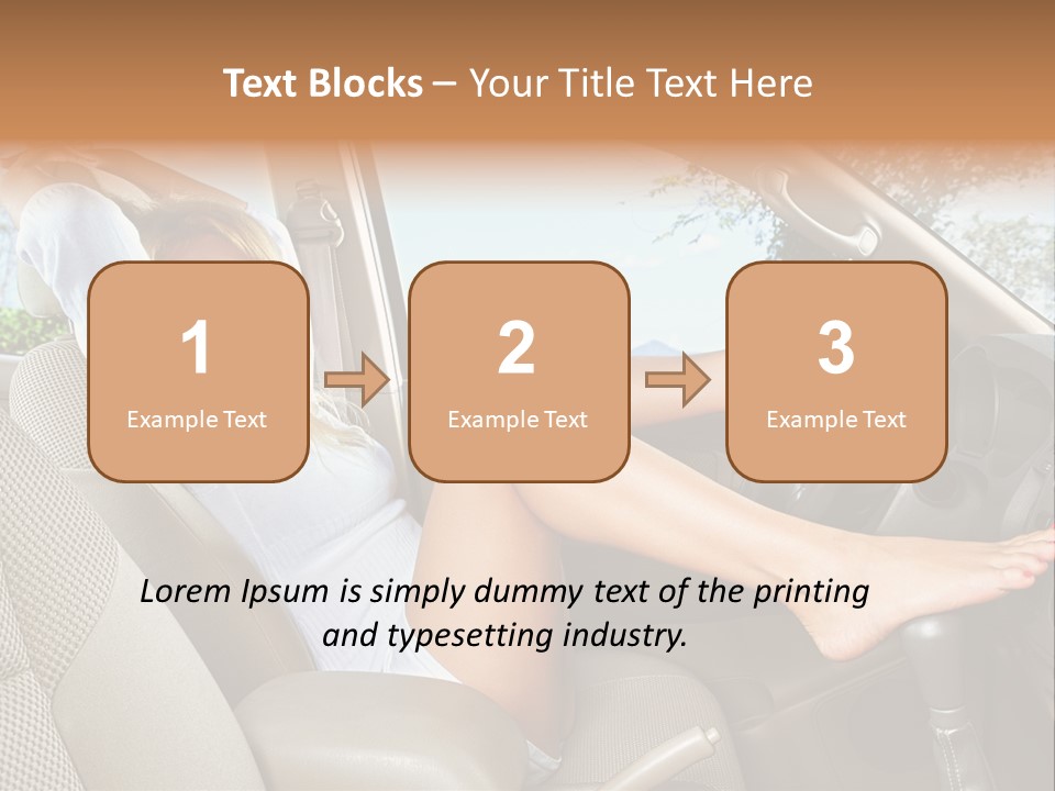 Depilation Beautiful Cabin PowerPoint Template