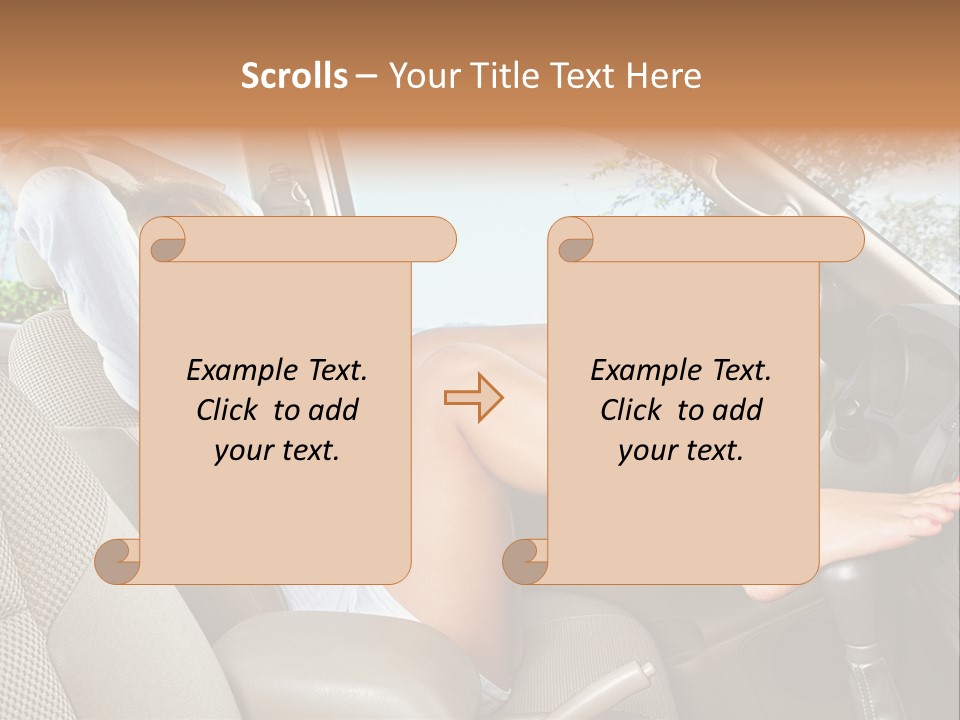Depilation Beautiful Cabin PowerPoint Template