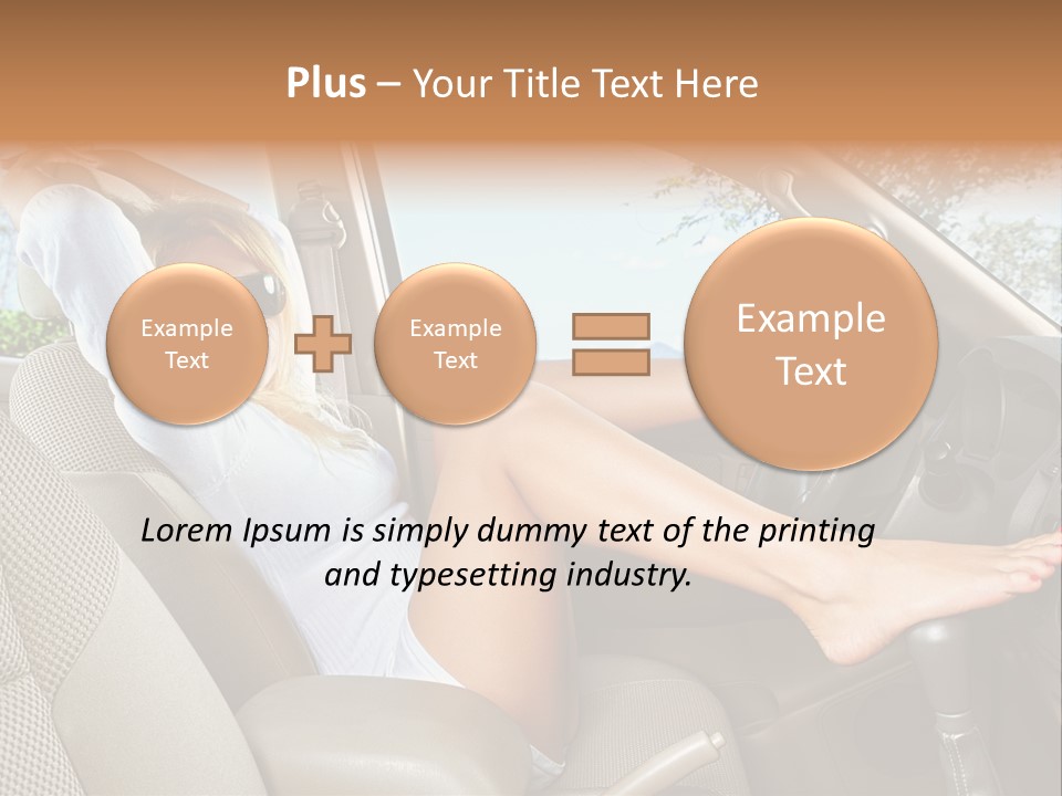 Depilation Beautiful Cabin PowerPoint Template