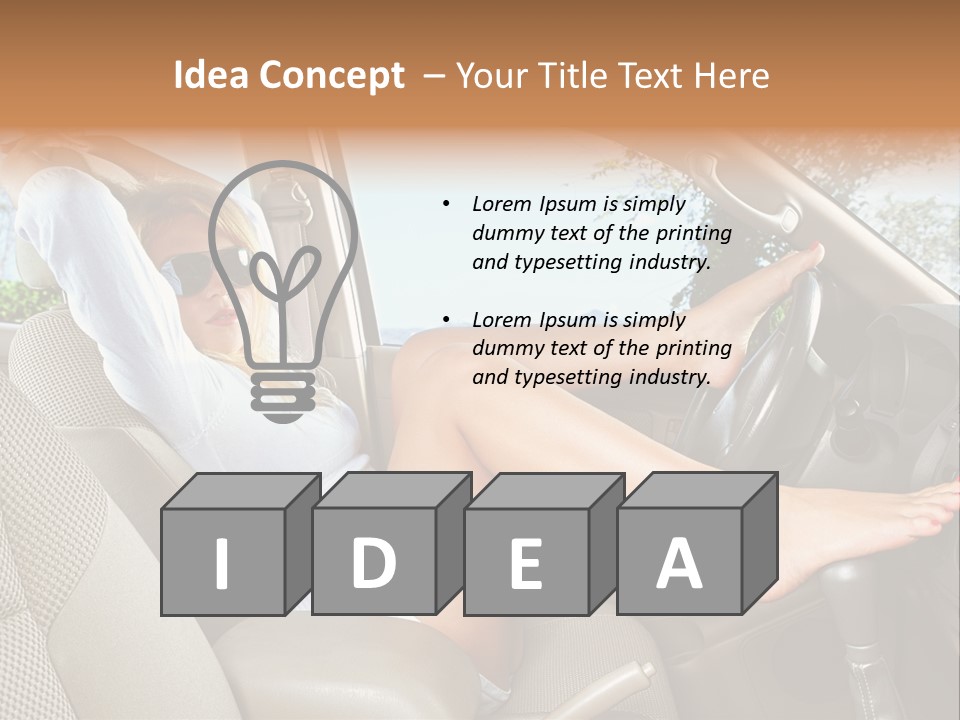 Depilation Beautiful Cabin PowerPoint Template