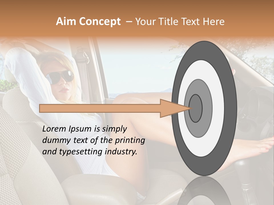 Depilation Beautiful Cabin PowerPoint Template