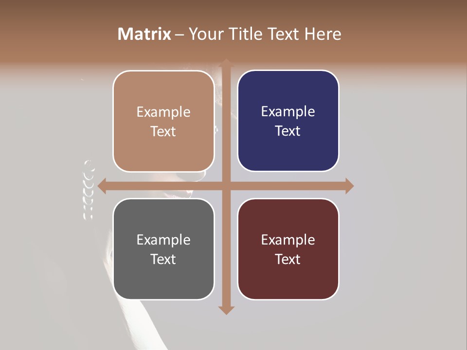 Cowgirl Eyes Beauty PowerPoint Template