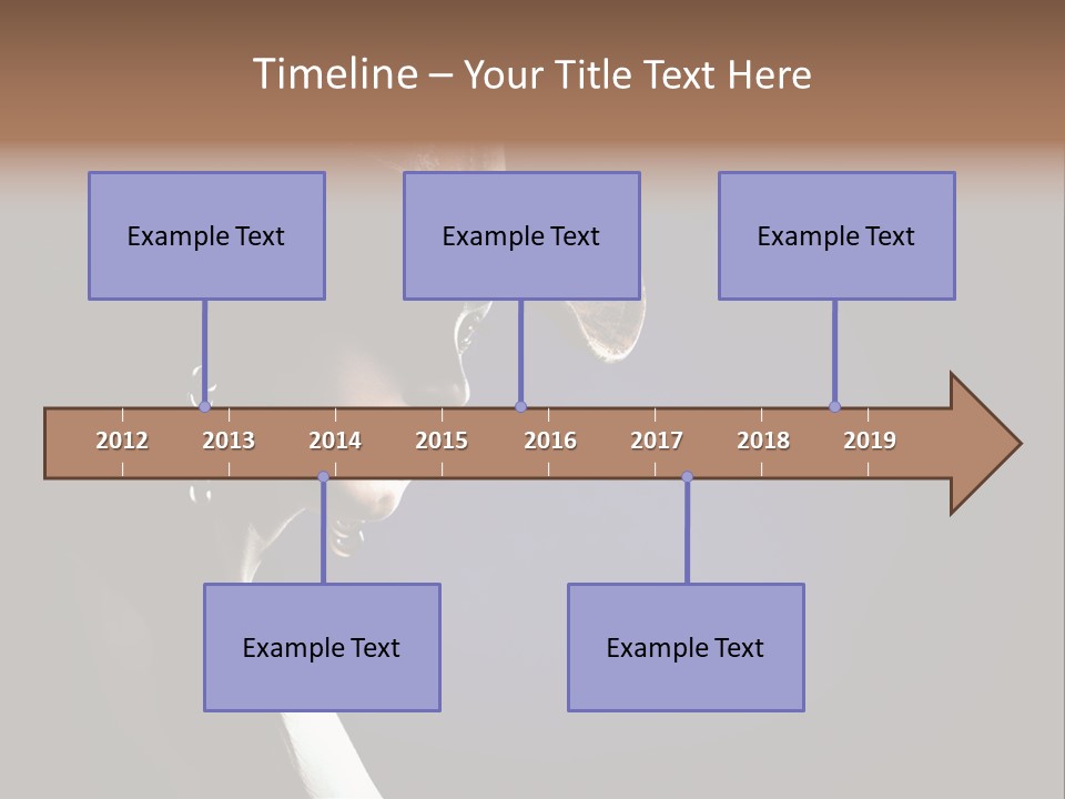 Cowgirl Eyes Beauty PowerPoint Template
