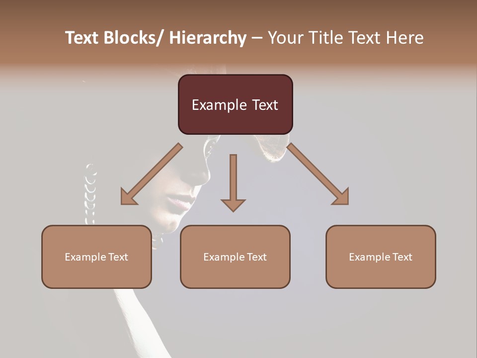 Cowgirl Eyes Beauty PowerPoint Template