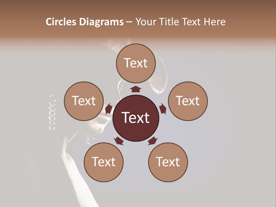 Cowgirl Eyes Beauty PowerPoint Template