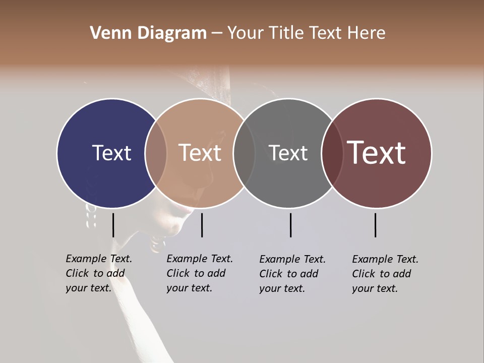 Cowgirl Eyes Beauty PowerPoint Template