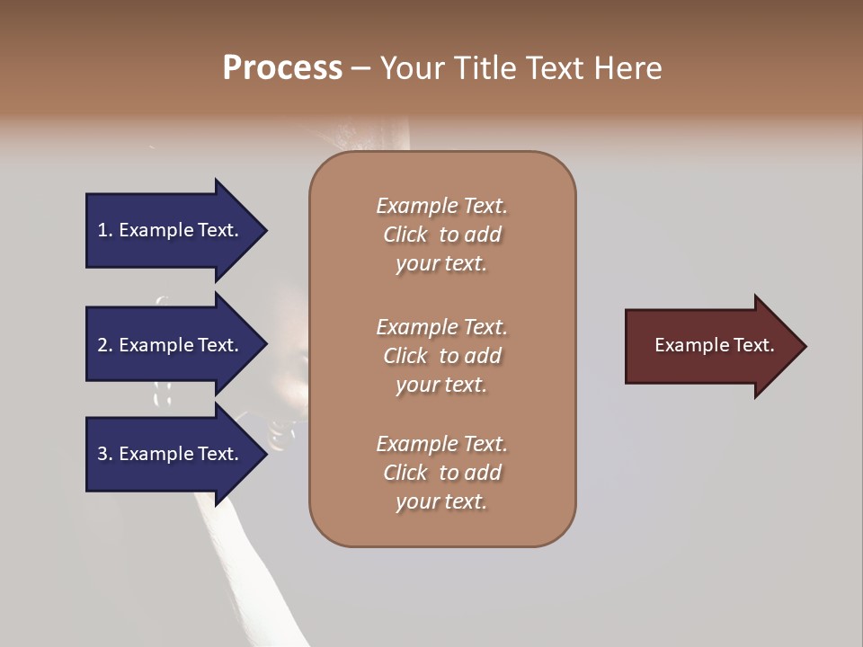 Cowgirl Eyes Beauty PowerPoint Template