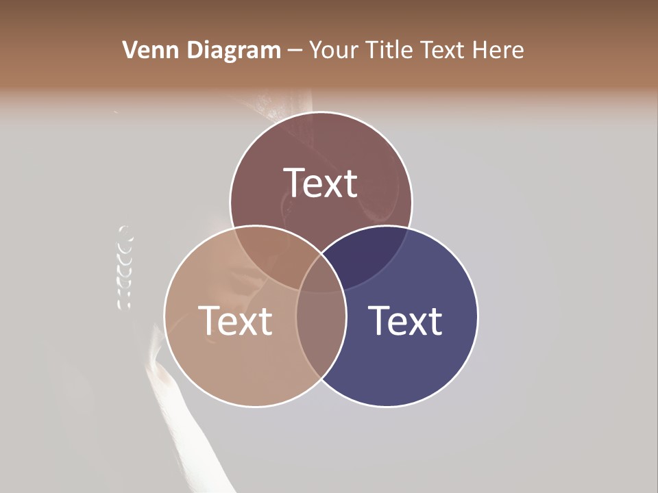 Cowgirl Eyes Beauty PowerPoint Template