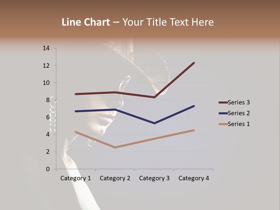 Cowgirl Eyes Beauty PowerPoint Template