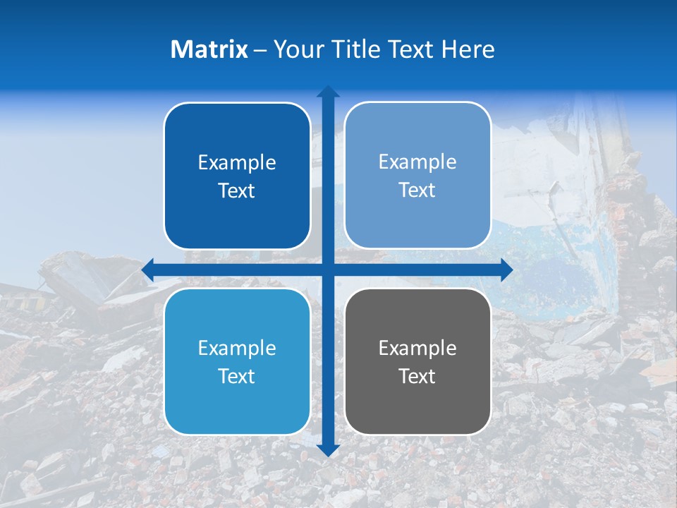 Architecture Ruin Industry PowerPoint Template