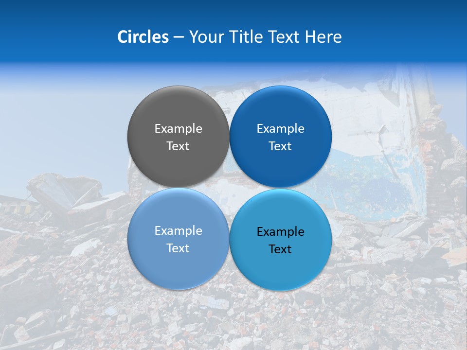 Architecture Ruin Industry PowerPoint Template