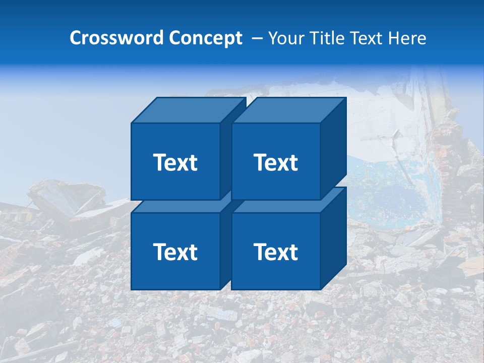Architecture Ruin Industry PowerPoint Template