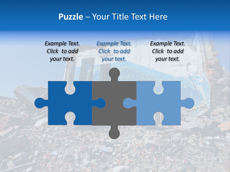 Architecture Ruin Industry PowerPoint Template