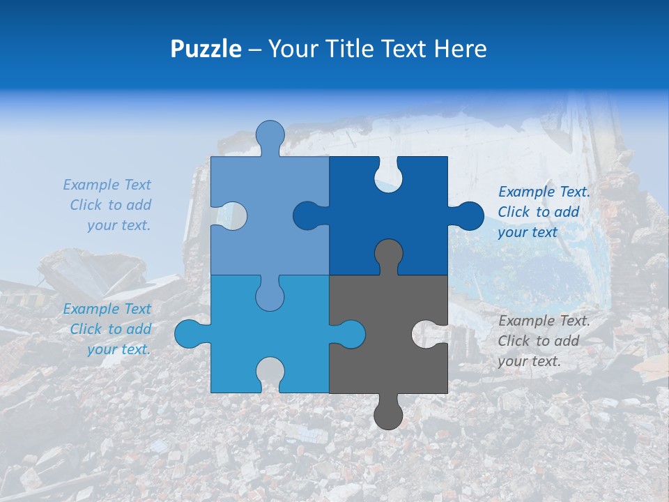 Architecture Ruin Industry PowerPoint Template