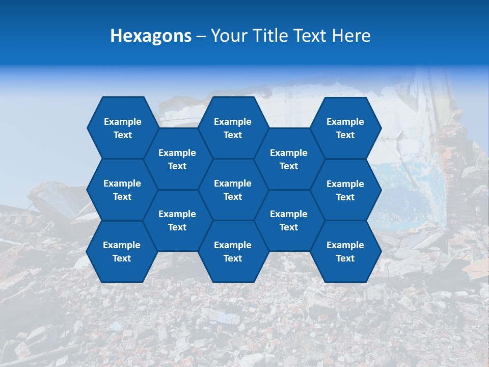 Architecture Ruin Industry PowerPoint Template
