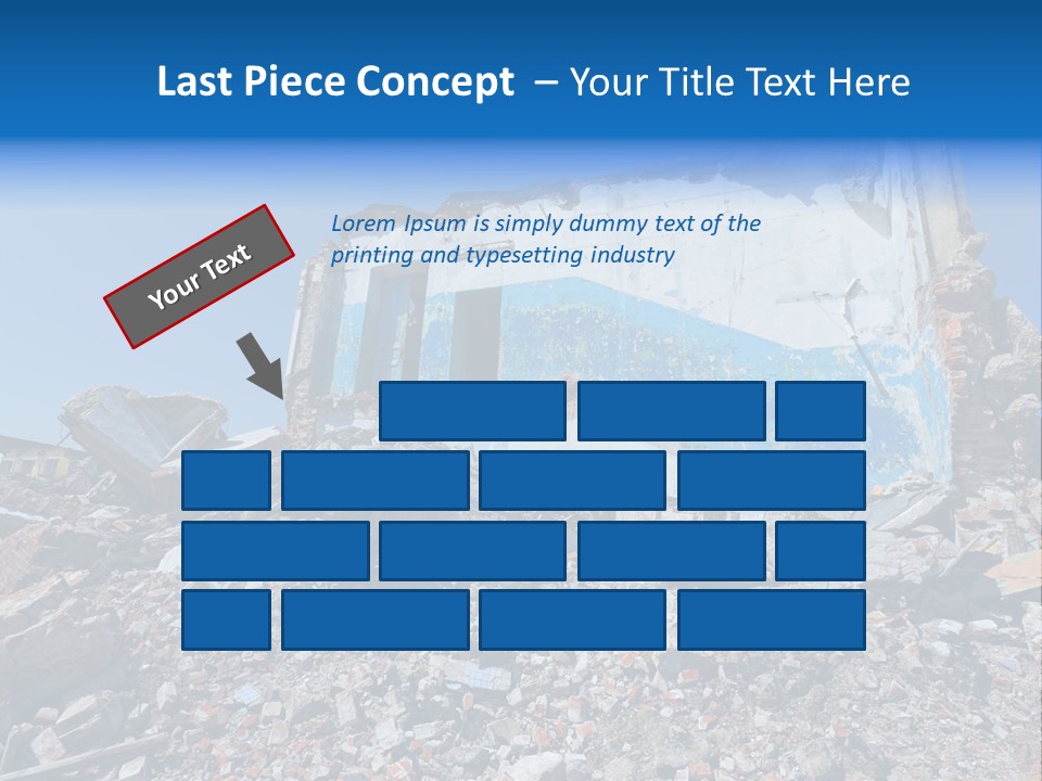 Architecture Ruin Industry PowerPoint Template