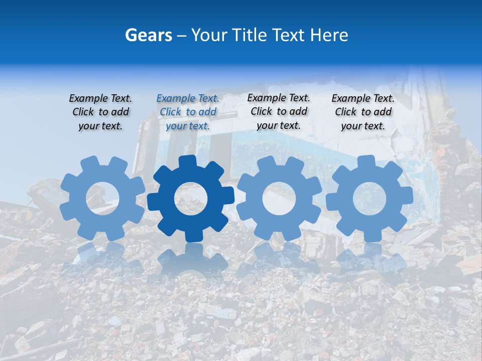 Architecture Ruin Industry PowerPoint Template