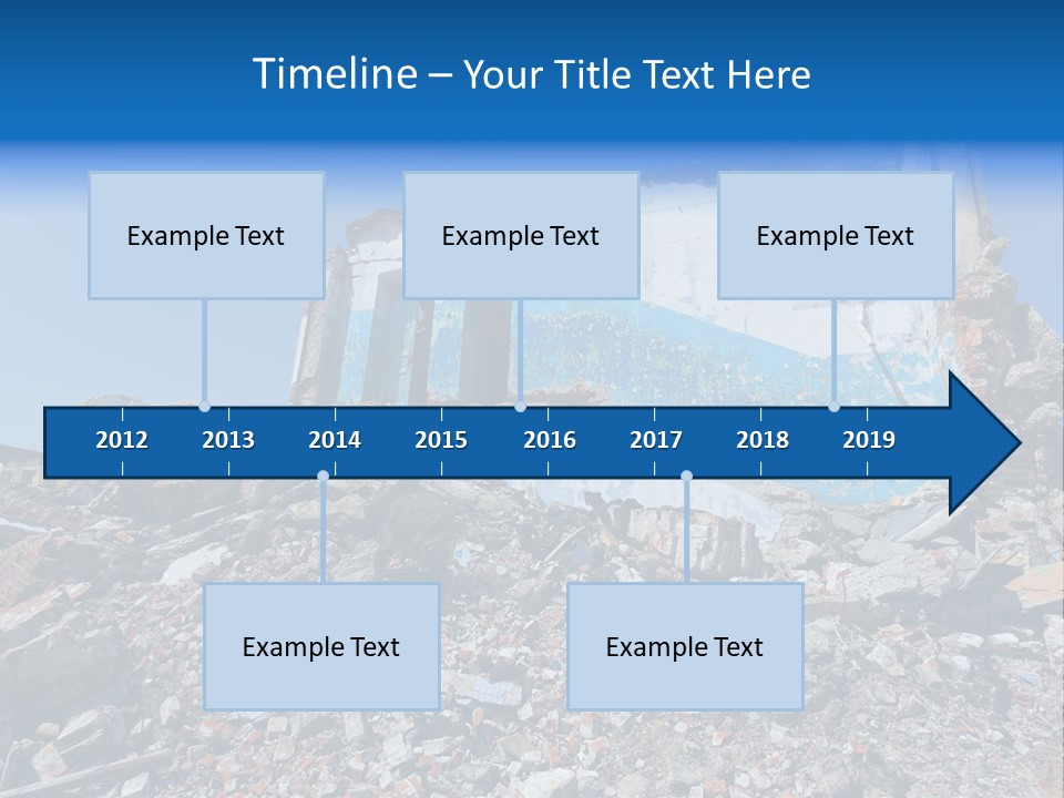 Architecture Ruin Industry PowerPoint Template