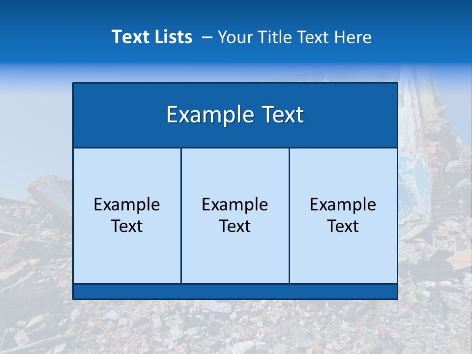 Architecture Ruin Industry PowerPoint Template