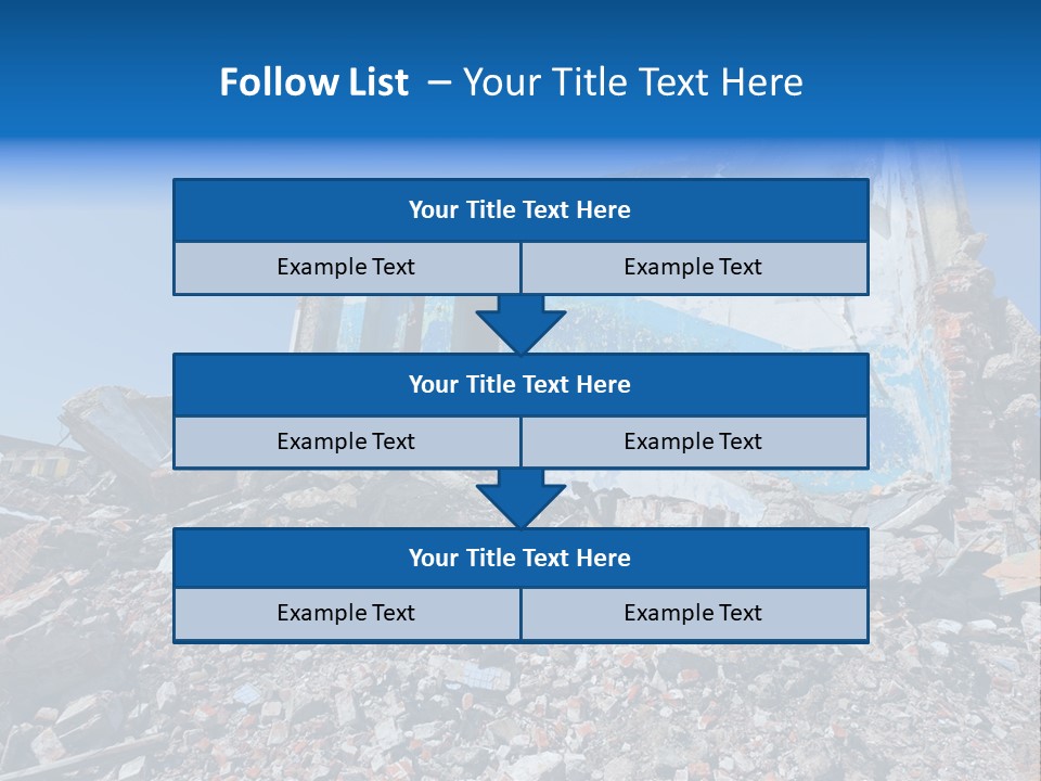 Architecture Ruin Industry PowerPoint Template