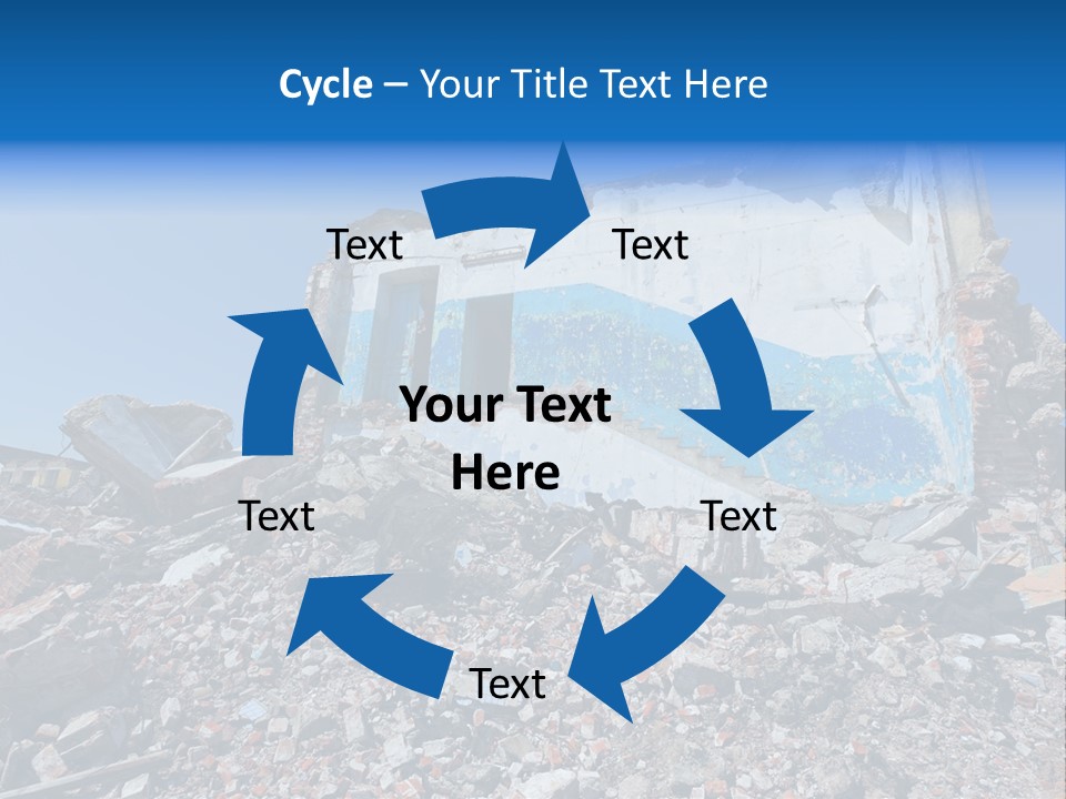 Architecture Ruin Industry PowerPoint Template