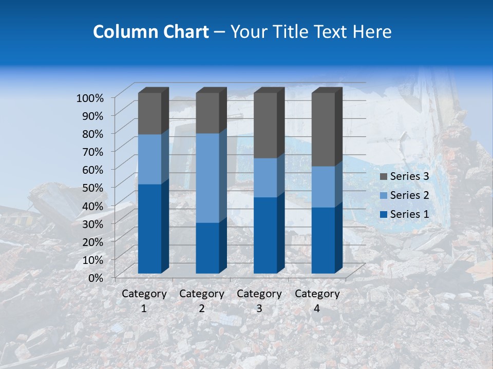 Architecture Ruin Industry PowerPoint Template