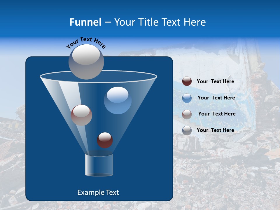 Architecture Ruin Industry PowerPoint Template