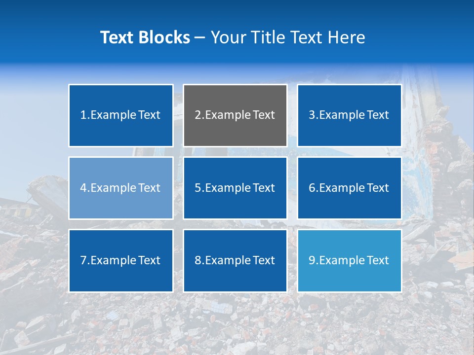 Architecture Ruin Industry PowerPoint Template