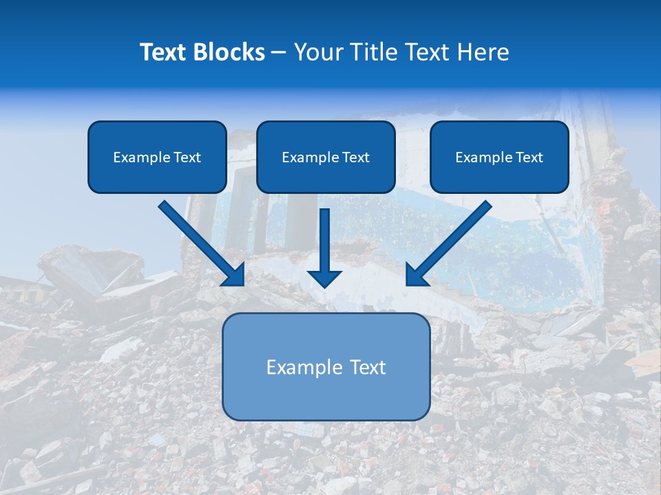 Architecture Ruin Industry PowerPoint Template
