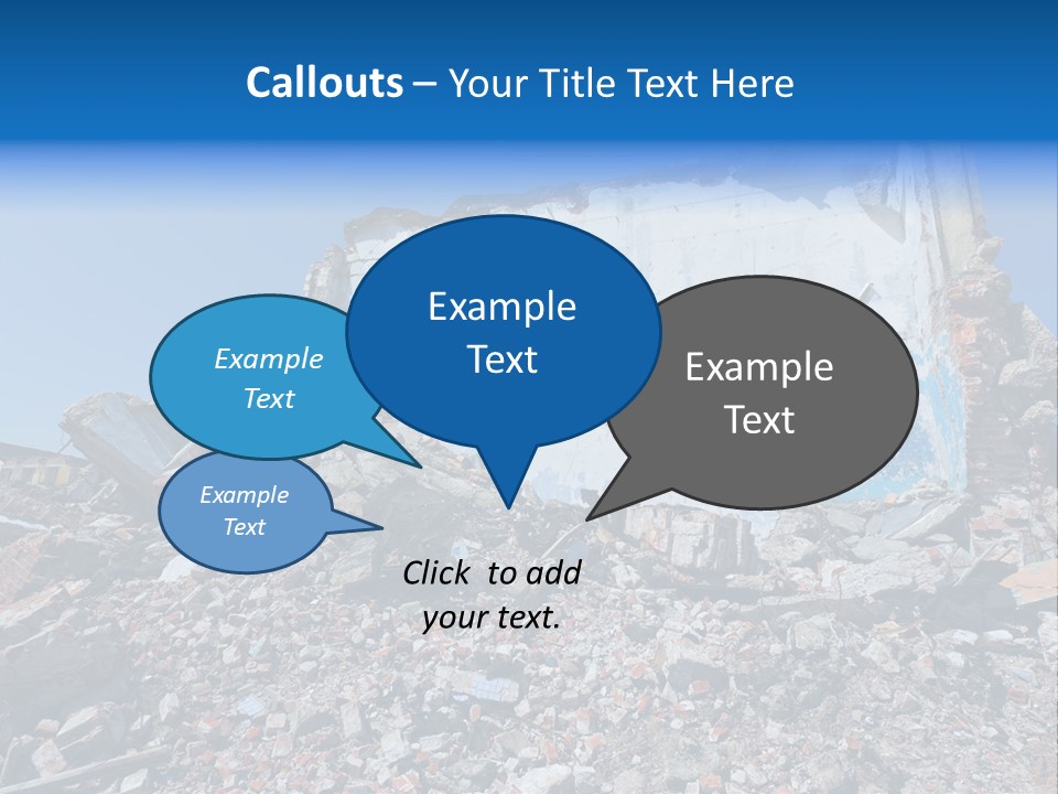 Architecture Ruin Industry PowerPoint Template