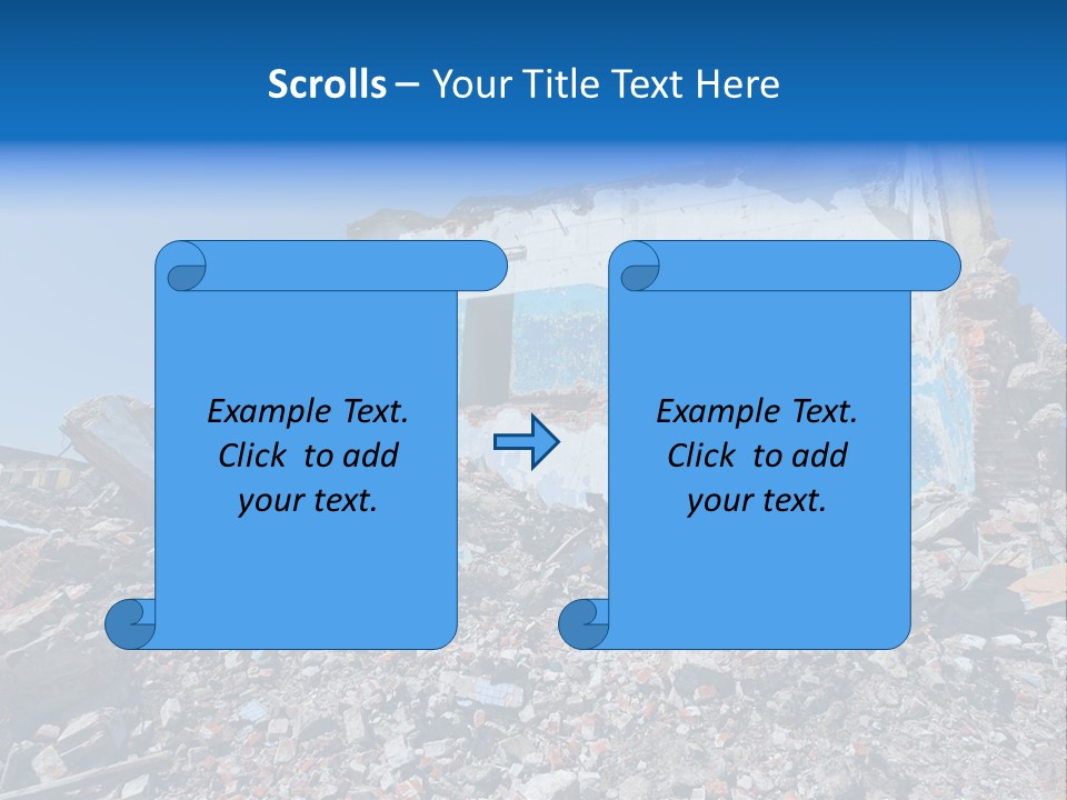 Architecture Ruin Industry PowerPoint Template